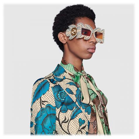 gucci swarovski mask|Gucci Mask sunglasses.